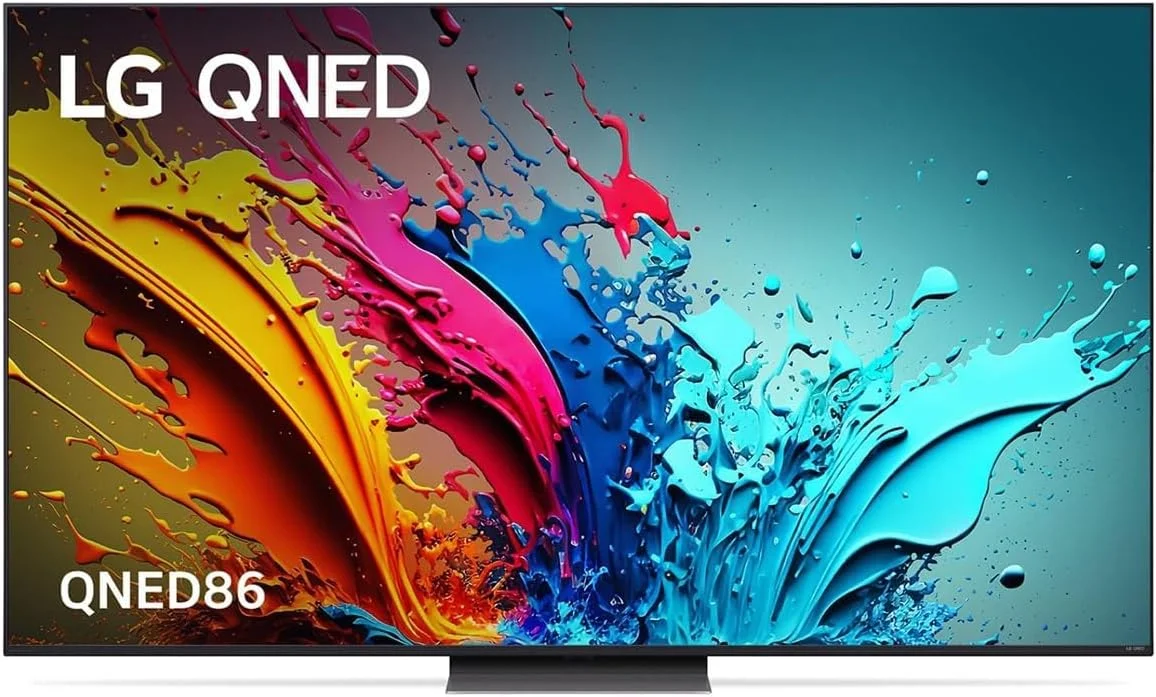 تلویزیون هوشمند 65 اینچی ال‌جی QNED86 4K با ریموت جادویی هوش مصنوعی، HDR10 و WebOS24 مدل 2024 65Qned86 - نسخه بین المللی (بازسازی شده)