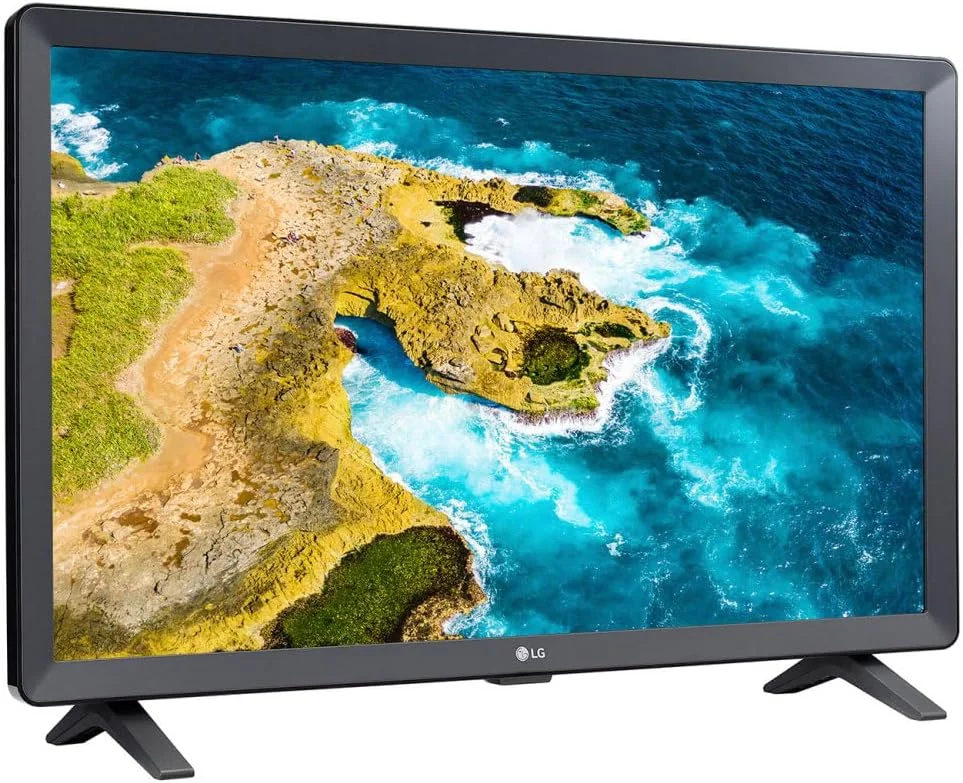تلویزیون هوشمند ال ای دی HD ال جی مدل 24LQ520S-PU سایز 24 اینچ به همراه کابل HDMI 2.0 4K دکو گیر 6 فوت، محافظ برق 6 پورت با چراغ شب