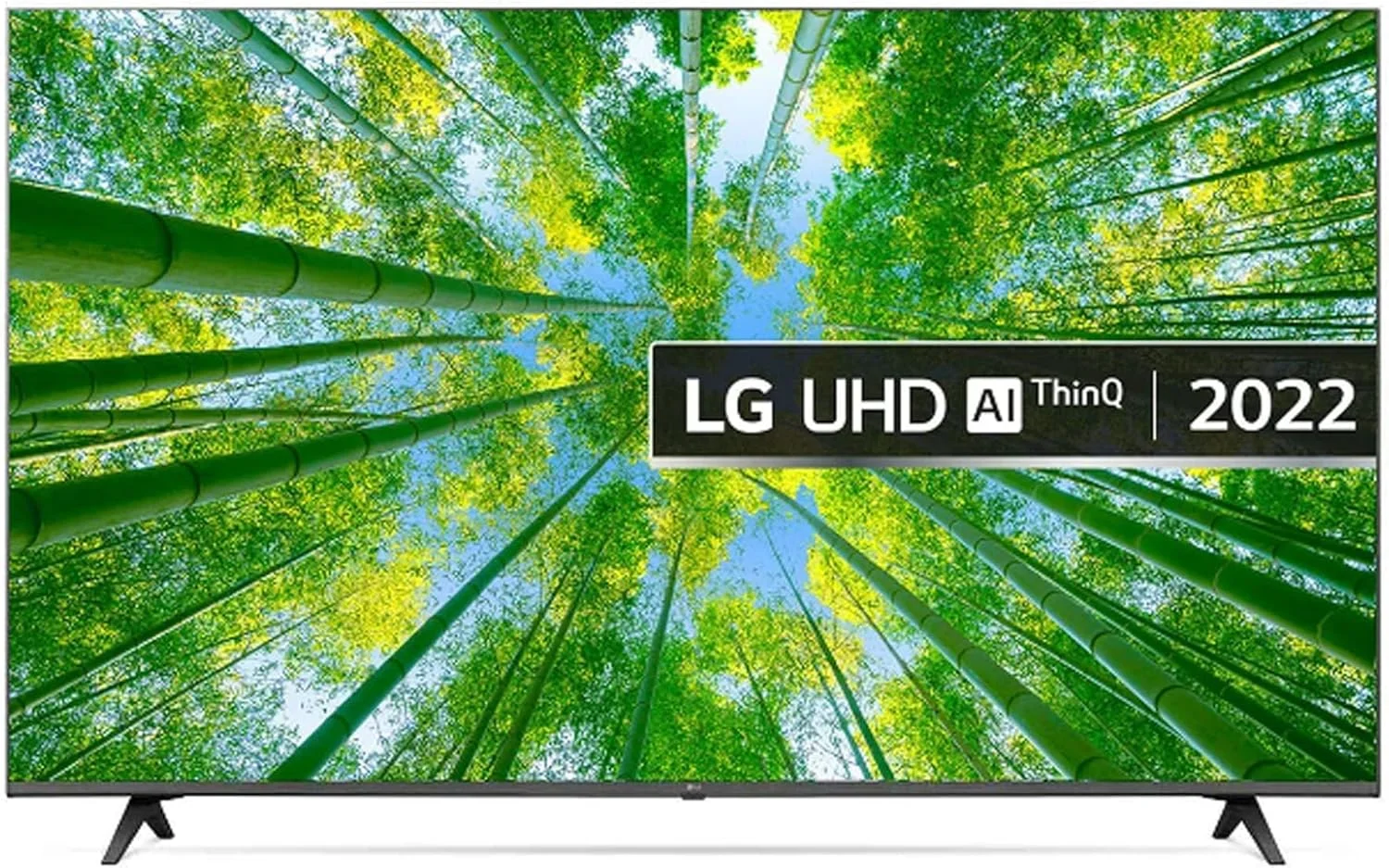 تلویزیون 43 اینچ ال‌جی با طراحی صفحه سینما، کیفیت تصویر 4K Active HDR، سیستم عامل WebOS هوشمند و هوش مصنوعی ThinQ - مدل 43UQ80006LD-AMAE (مدل 2022) (بازسازی شده)