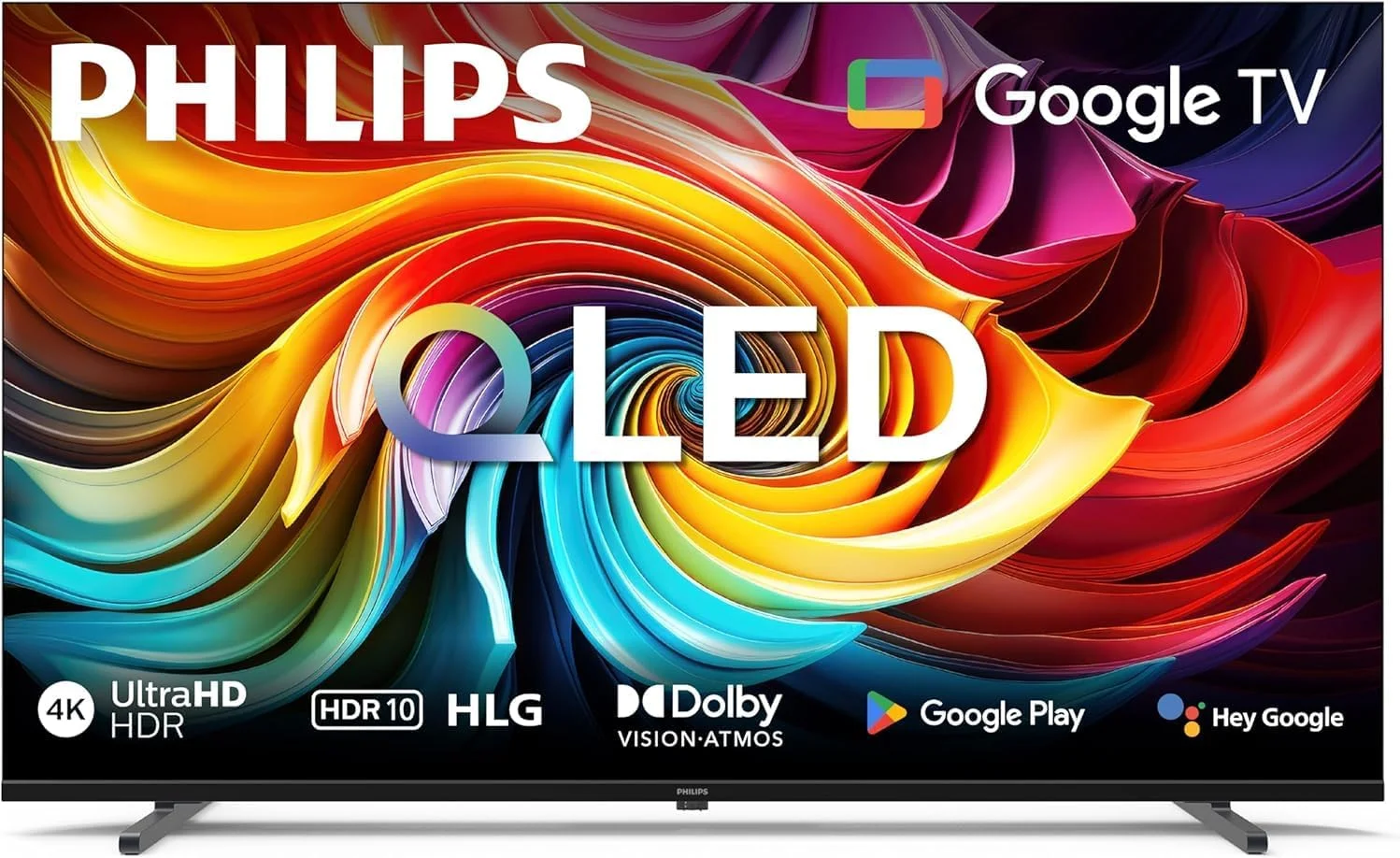 تلویزیون 75 اینچ فیلیپس مدل 75PQT8530/56 با کیفیت 4K PREMIUM QLED، DOLBY VISION، DOLBY ATMOS و دستیار صوتی گوگل (مدل 2025)