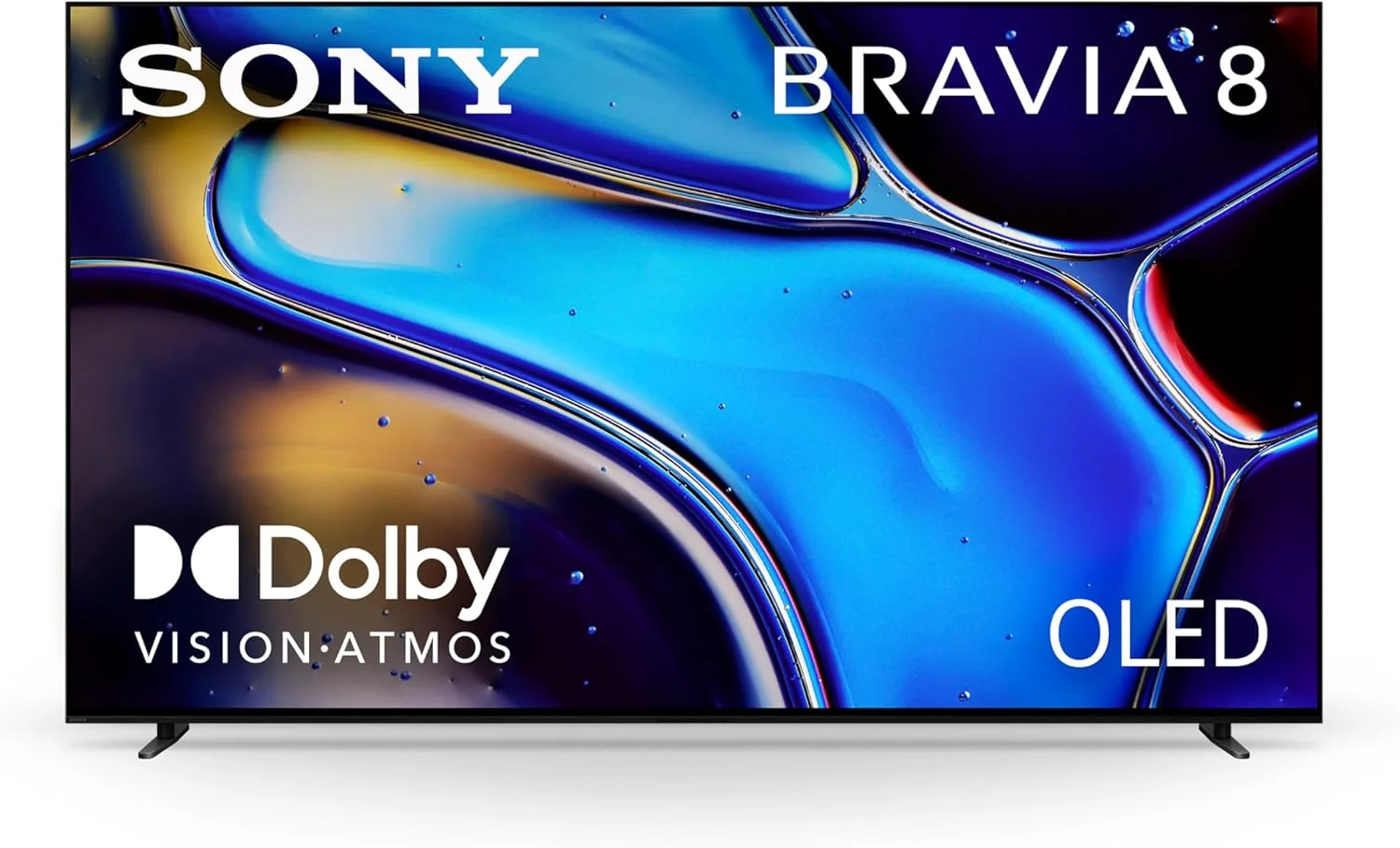 تلویزیون هوشمند 77 اینچ سونی BRAVIA 8 مدل K-77XR80 با کیفیت 4K Ultra HD، فناوری OLED، Google TV، Dolby Vision HDR و ویژگی‌های انحصاری برای PlayStation® 5 (مدل 2024)