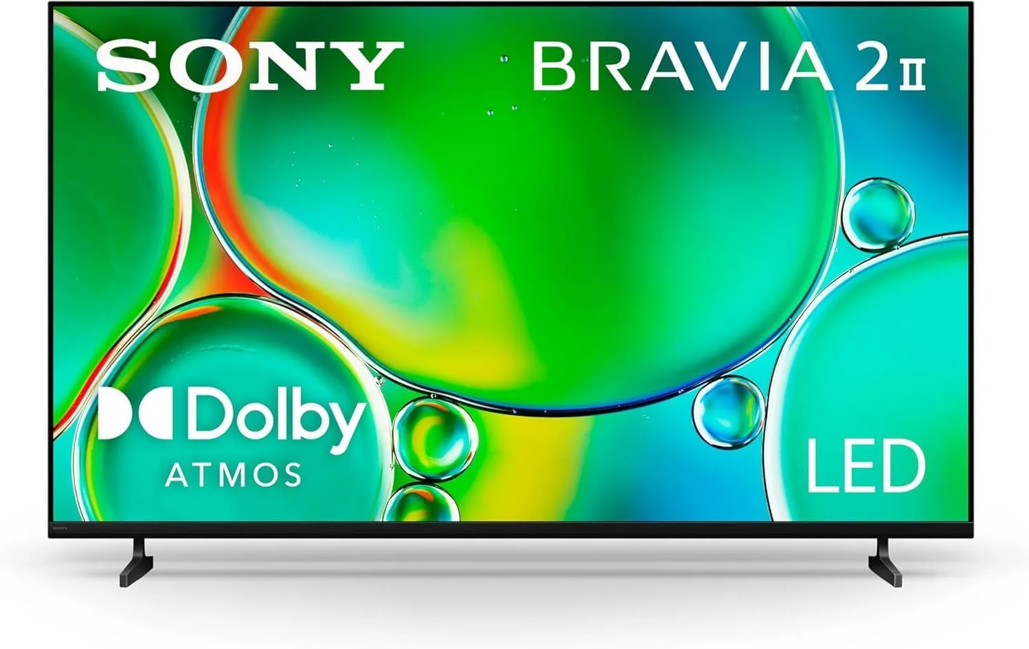 تلویزیون هوشمند 65 اینچی سونی BRAVIA 2 II 4K Ultra HD HDR LED Google TV (مدل 2025) با Dolby Atmos، کنترل صوتی و PS Remote Play – K65S20M2
