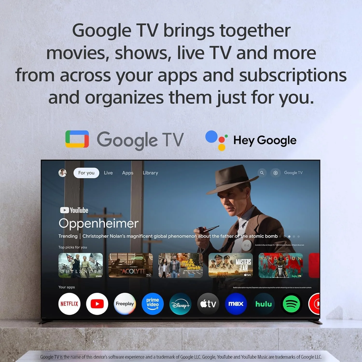 تلویزیون هوشمند 65 اینچی سونی BRAVIA 2 II 4K Ultra HD HDR LED Google TV (مدل 2025) با Dolby Atmos، کنترل صوتی و PS Remote Play – K65S20M2 - تصویر 3 تلویزیون هوشمند 65 اینچی سونی BRAVIA 2 II 4K Ultra HD HDR LED Google TV (مدل 2025) با Dolby Atmos، کنترل صوتی و PS Remote Play – K65S20M2 - تصویر 3