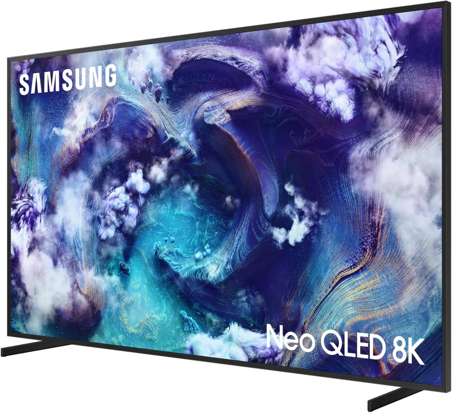 تلویزیون 65 اینچ Neo QLED سامسونگ، QN900F، 8K، Mini LED، ارتقاء کیفیت تصویر 8K با هوش مصنوعی، طراحی قاب فلزی، فروشگاه هنری، بدون بازتاب نور، تلویزیون هوشمند Samsung Vision AI، (نسخه بین المللی 2025)