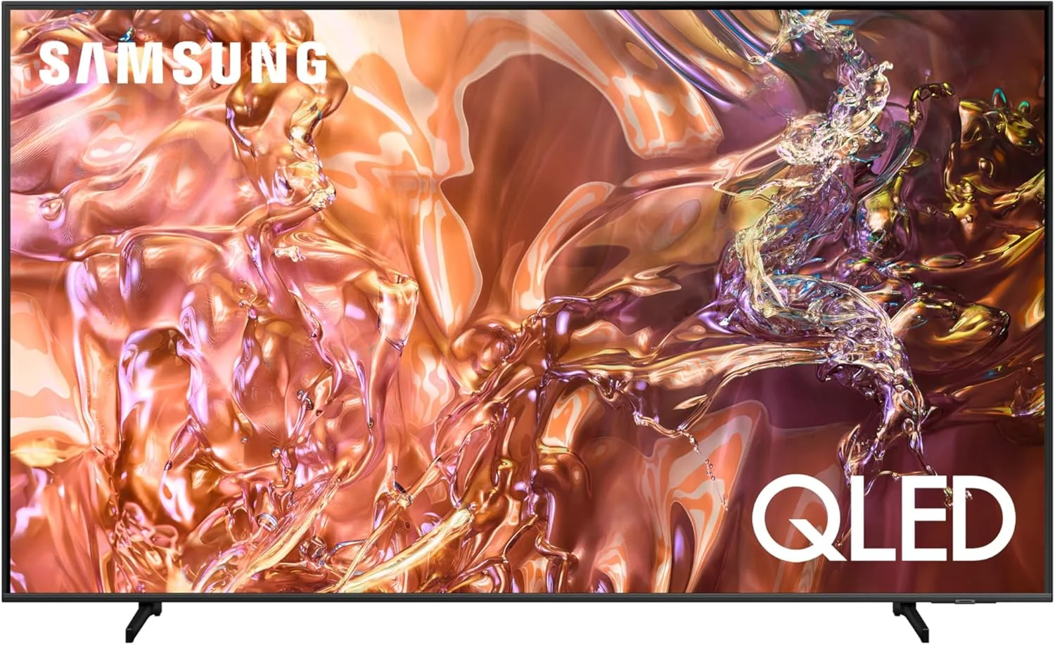 تلویزیون سامسونگ 55 اینچ QLED، مدل QE1D، کیفیت 4K، حجم رنگ 100% با فناوری Quantum Dot، ارتقاء کیفیت تصویر 4K، سامسونگ TV Plus، Quantum HDR، تلویزیون هوشمند Tizen، مدل QE55QE1DAUXZN (سال 2024) (بازسازی شده)