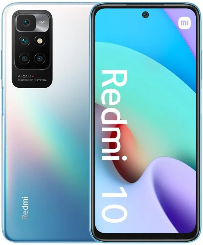 گوشی هوشمند شیائومی Redmi 10 دو سیم کارت 64 گیگابایت حافظه داخلی + 4 گیگابایت رم آنلاک شده کارخانه 4G/LTE (آبی دریایی) - نسخه بین المللی