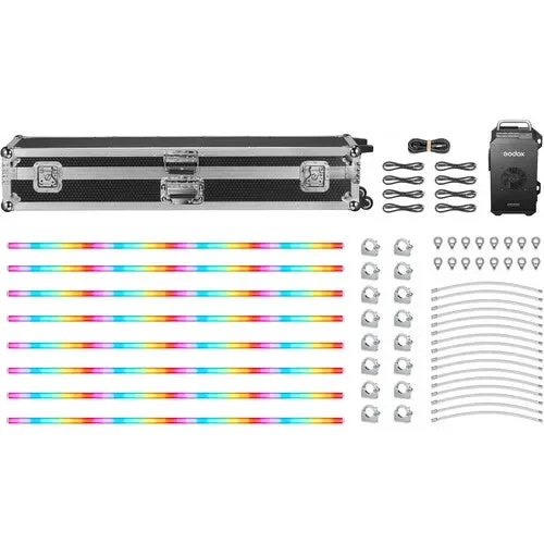 چراغ لوله ای ال ای دی پیکسل RGB گودکس KNOWLED TP8R (240 سانتی متر، کیت لوازم جانبی)