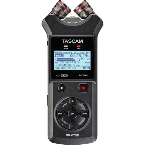 ضبط کننده صدای پرتابل 2 کاناله 32 بیتی TASCAM DR-07XP
