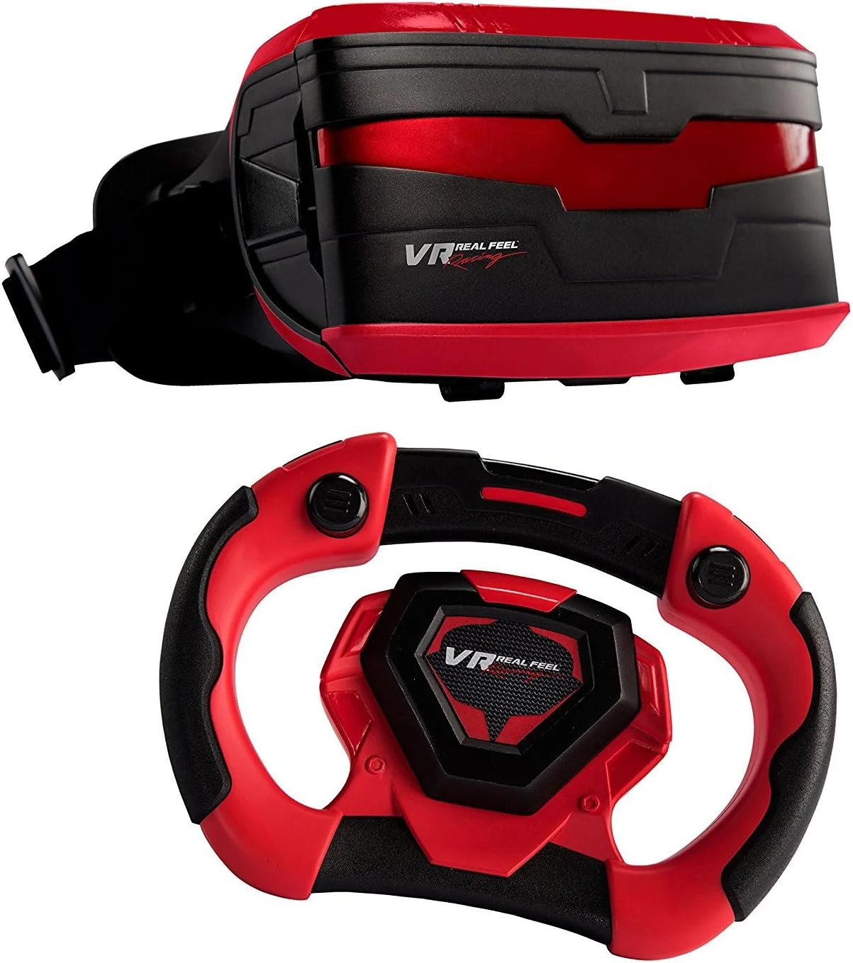 سیستم بازی مسابقه اتومبیلرانی واقعیت مجازی با فرمان بلوتوث و هدست برای آیفون iOS و اندروید