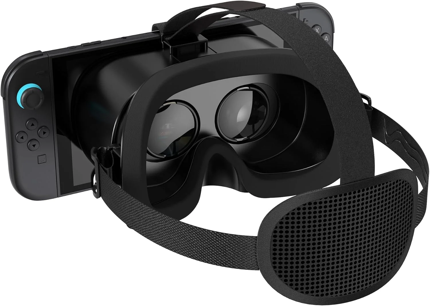 عینک واقعیت مجازی ارتقا یافته OKCSC برای نینتندو سوییچ 2، عینک واقعیت مجازی سوییچ 2 با لنزهای HD قابل تنظیم و بند سر راحت، عینک سه بعدی Labo VR برای لوازم جانبی سوییچ 2 - مشکی