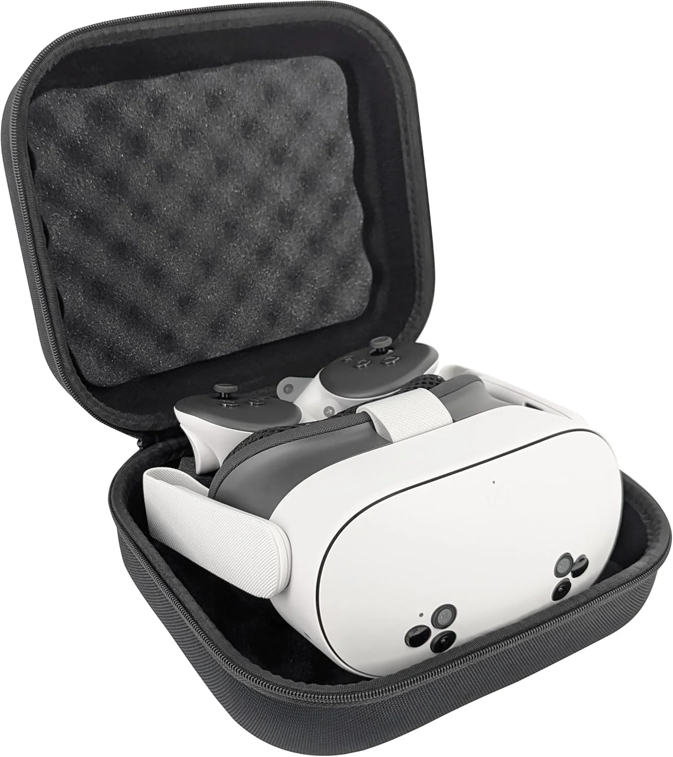 کیف حمل هدست واقعیت مجازی سازگار با Oculus Go - فوم متراکم از هدست واقعیت مجازی مستقل Oculus Go و لوازم جانبی محافظت می کند