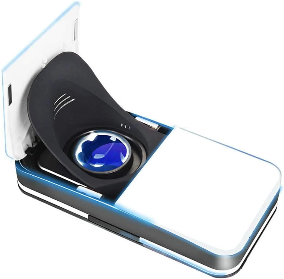 هدست واقعیت مجازی CLX، عینک واقعیت مجازی تاشو قابل حمل سه بعدی، عینک دیجیتال هوشمند واقعیت مجازی برای فیلم و بازی های سه بعدی (تلفن های 4.7-6 اینچی)