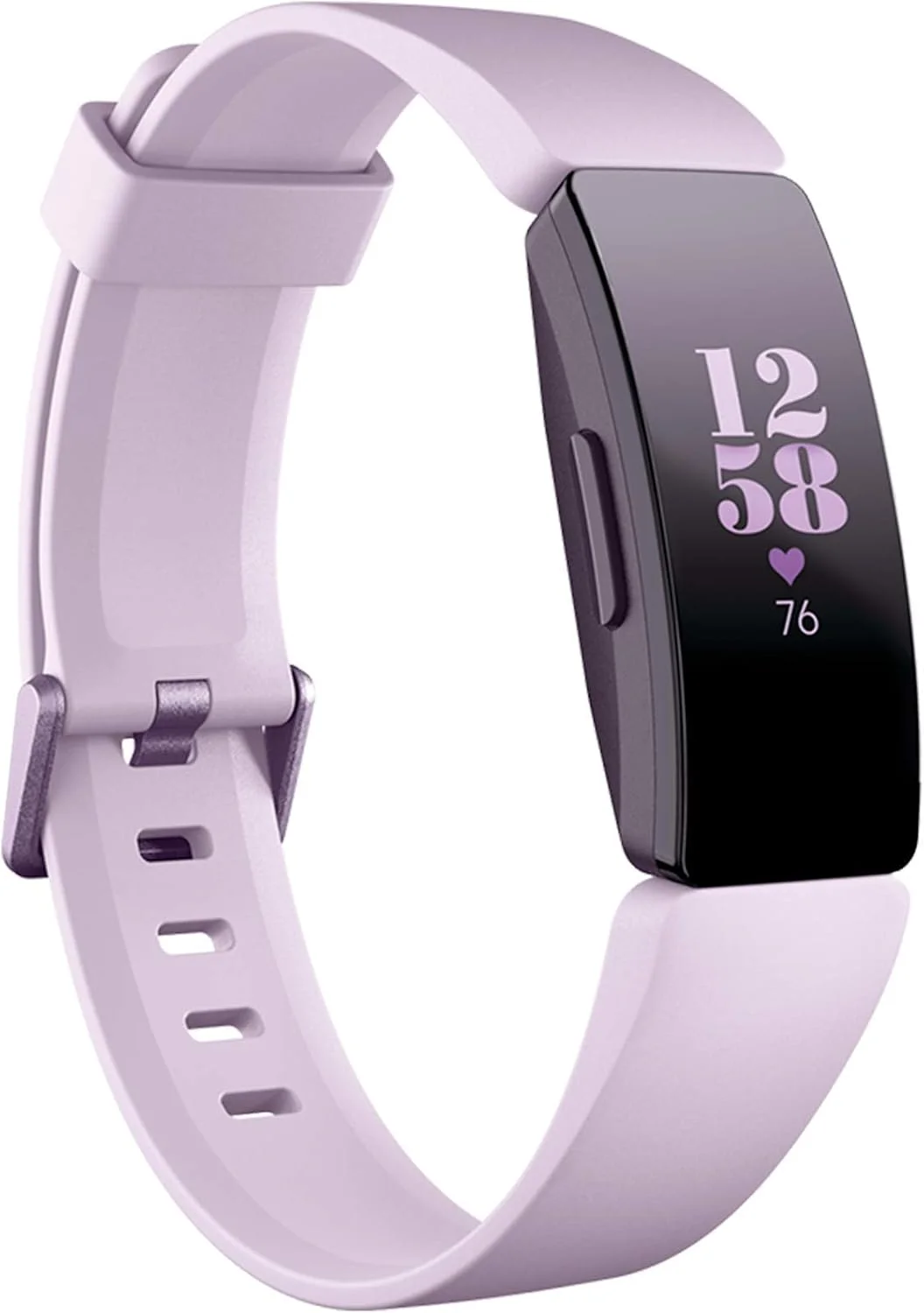 ردیاب تناسب اندام Fitbit FB413LVLV Inspire HR، یاسی، یاسی/یاسی، بزرگ / کوچک
