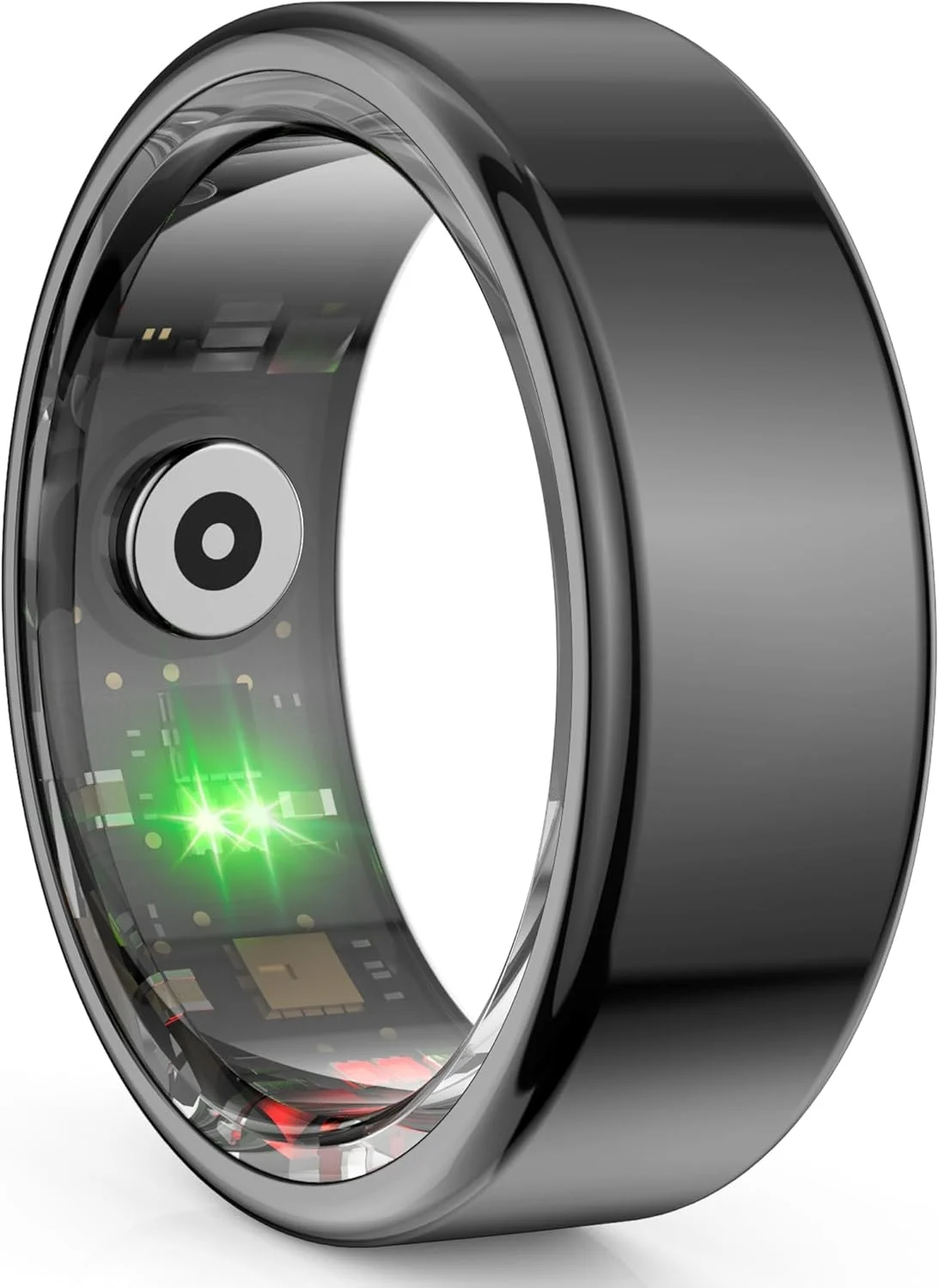 حلقه هوشمند ردیاب تناسب اندام، حلقه سلامتی، پایشگر ضربان قلب، حلقه خواب، گام شمار اکسیژن خون، کالری شمار، حلقه ضدآب تناسب اندام