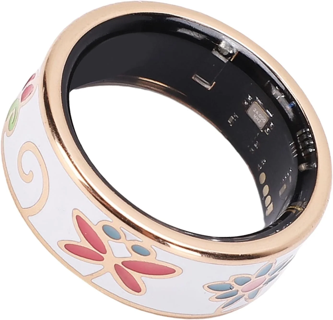 حلقه هوشمند، ردیاب فعالیت تناسب اندام، مانیتور خواب ضد آب IP68، شمارش گام در زمان واقعی، با عملکرد عکس از راه دور، (6 ID: 16.5mm/0.64in، محیط: