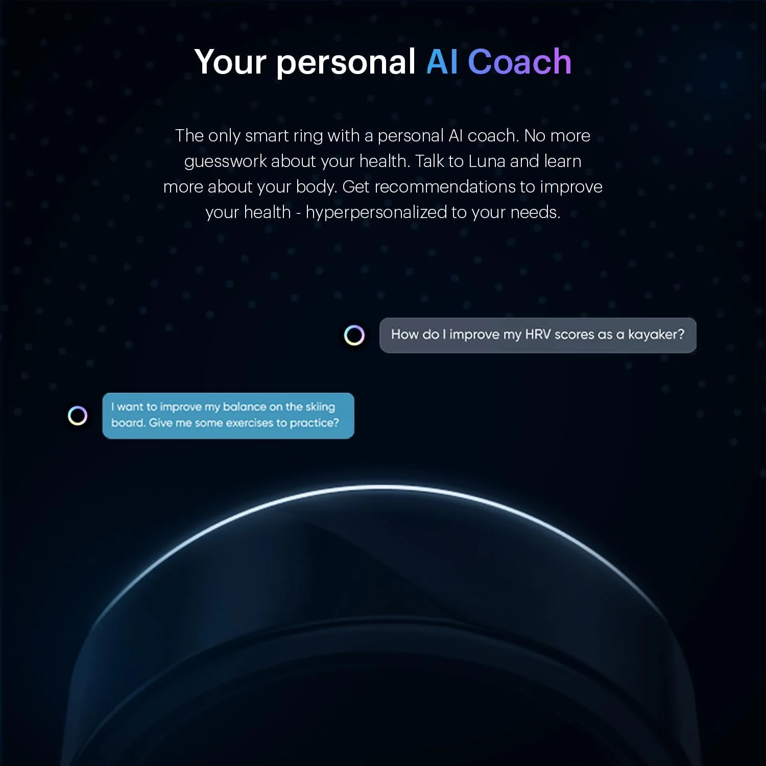 حلقه هوشمند لونا با دقت بالا برای آقایان و بانوان به همراه جعبه شارژ (بدون هزینه اشتراک)، باتری 6 روزه، ردیابی سلامت، فعالیت و قاعدگی، دستیار هوش مصنوعی، پشتیبانی از برنامه (طلایی آفتابی، 11)