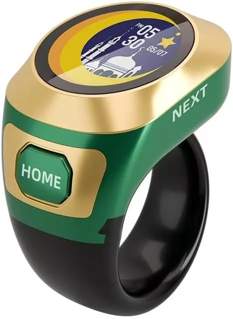 کانتر تسبیح هوشمند S6، حلقه شمارنده دیجیتال دعا با نمایشگر، دکمه های خانه و حالت