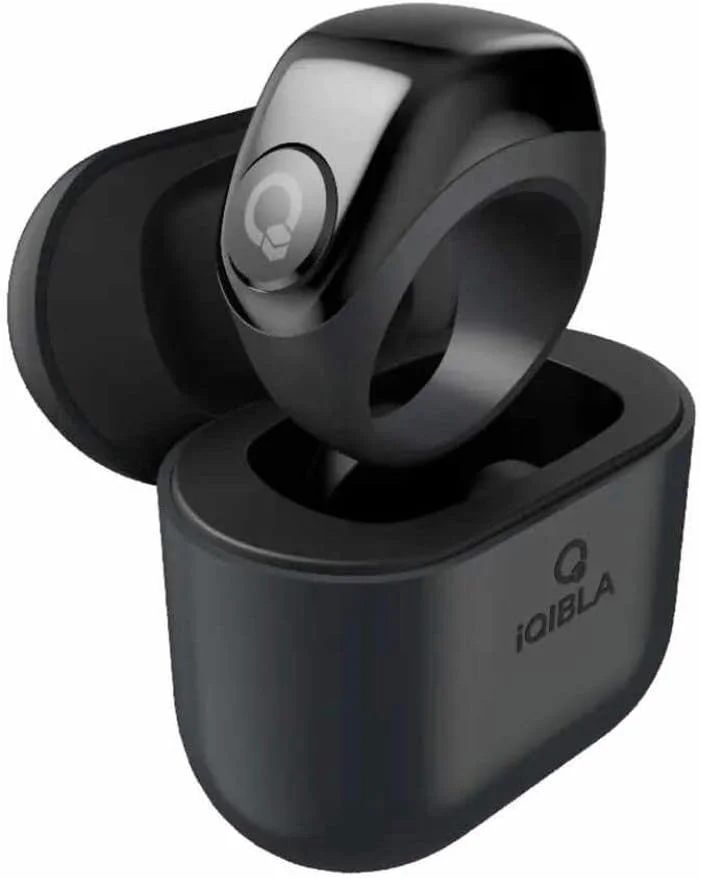 انگشتر هوشمند ذکر شمار iQibla Zikr Jood یوول با 3 سایز قابل تنظیم (18mm/ 20mm/ 22mm) | یادآوری 2-5 نماز | یادآوری 3 تسبیح | اتصال BT | اپلیکیشن هوشمند Qibla Life (مشکی)