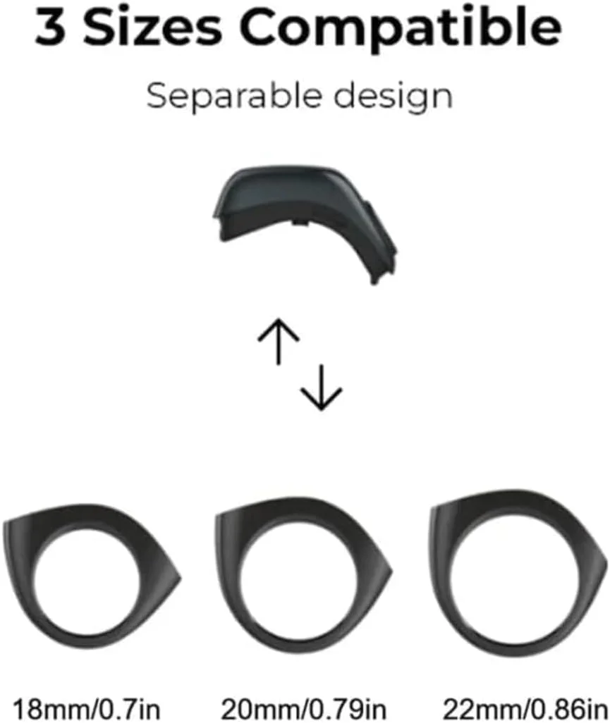 حلقه ذکر هوشمند یوول مدل F04 Flex Pro با نمایشگر OLED، شمارنده تسبیح با قابلیت اتصال به اپلیکیشن، ضدآب IP67، آلیاژ آلومینیوم، سازگار با سه سایز (18mm/20mm/22mm) - طلایی رز