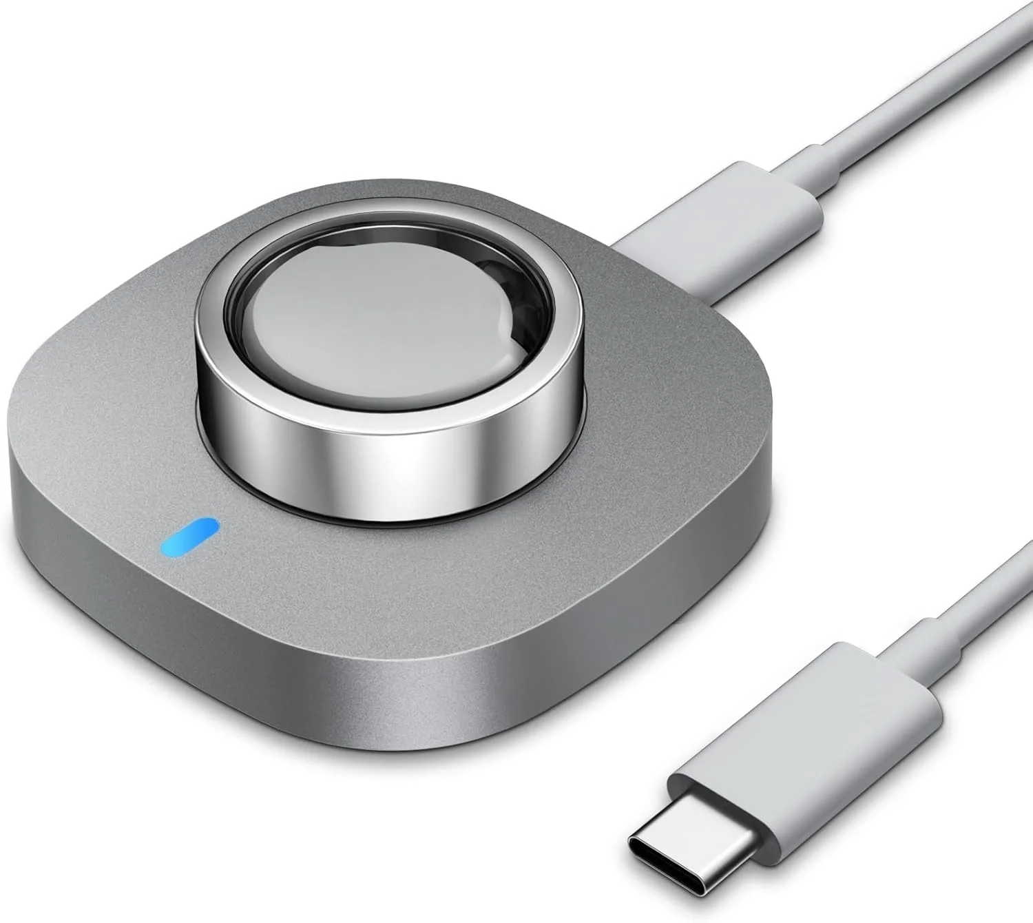 پایه شارژر سازگار با حلقه هوشمند Oura Ring Gen 3 Horizon/Heritage - سایز 8، داک شارژ سریع و ایمن با کابل USB-C برای حلقه هوشمند