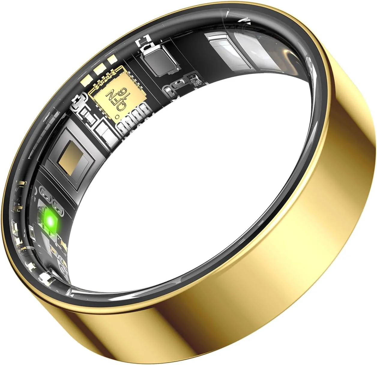 انگشتر هوشمند برای آقایان و بانوان | پایش خواب | ردیاب سلامتی و تناسب اندام | بدون نیاز به اشتراک برنامه | بیش از 7 فعالیت در دسترس | بیش از 7 روز عمر باتری | سازگار با اندروید و iOS