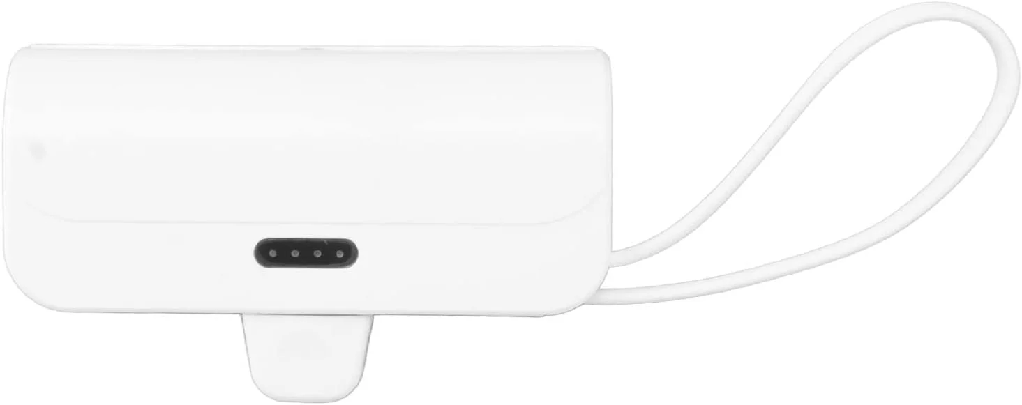 شارژر همراه کوچک قابل حمل با کابل چند منظوره داخلی رابط IOS و Type C 2 در 1 مینی پاور بانک USB C برای شرایط اضطراری شارژر همراه کوچک قابل حمل با کابل چند منظوره داخلی رابط IOS و Type C 2 در 1 مینی پاور بانک USB C برای شرایط اضطراری
