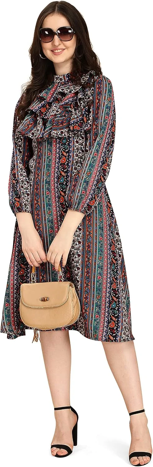 لباس غیر رسمی زنانه اومف! با چند چین (بسته 1 عددی)