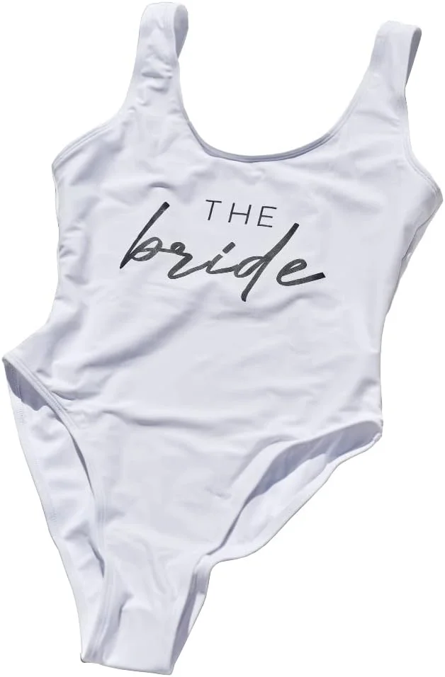 مایو سفید عروس Ginger Ray مناسب مهمانی مجردی و ماه عسل - سایز S-L