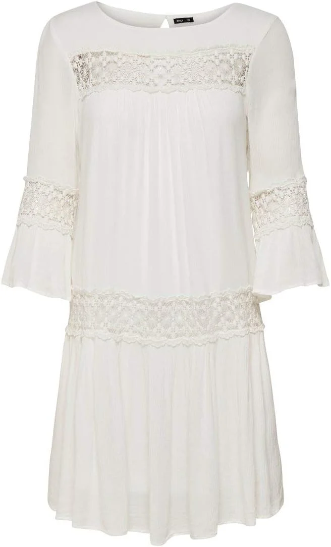 پیراهن زنانه مدل ONLTYRA 3/4 LIFE SHORT DRESS WVN NOOS از ONLY