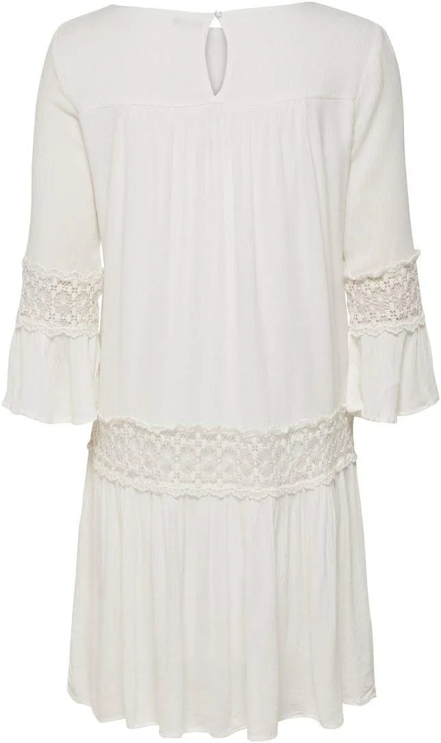 پیراهن زنانه مدل ONLTYRA 3/4 LIFE SHORT DRESS WVN NOOS از ONLY