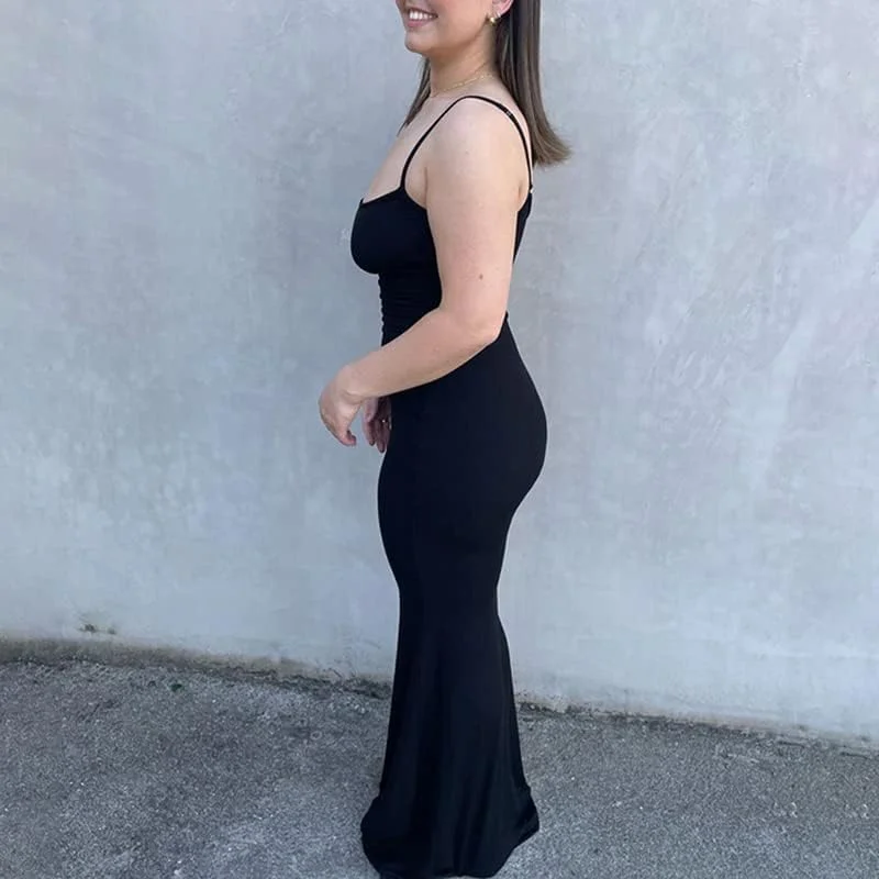 پیراهن بلند ماکسی جذب زنانه Amiblvowa، بندی، فیت باریک، مناسب تابستان، کژوال و رسمی