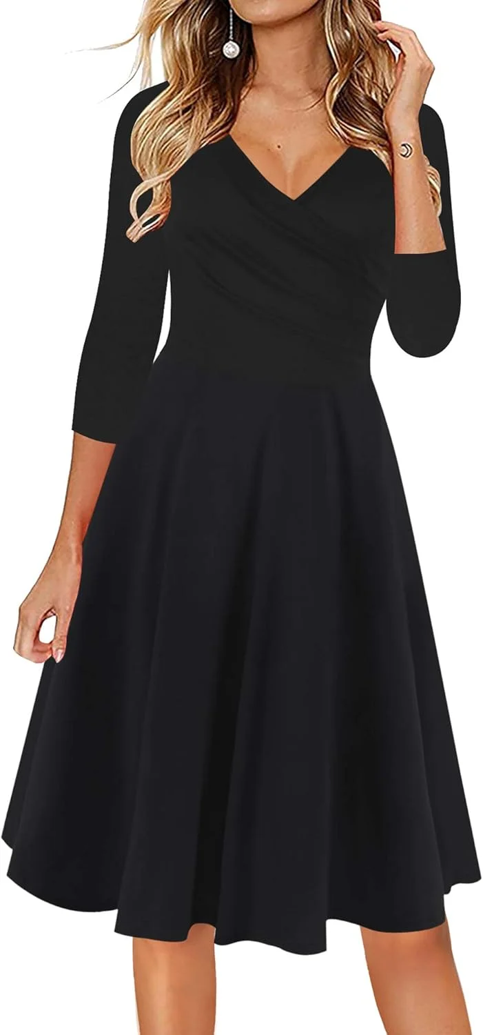 پیراهن زنانه آستین کوتاه طرح گلدار مدل Swing