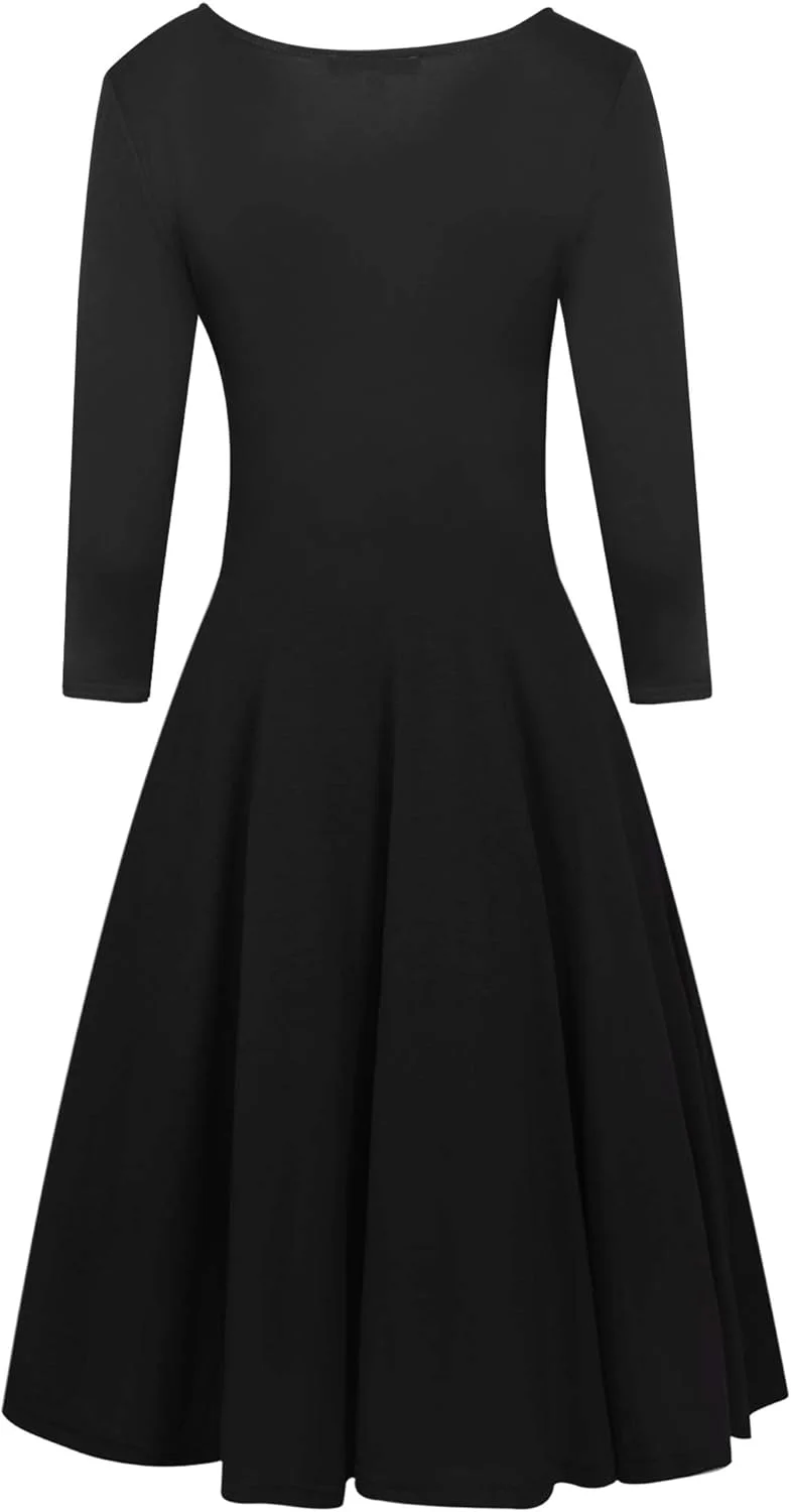 پیراهن زنانه آستین کوتاه طرح گلدار مدل Swing