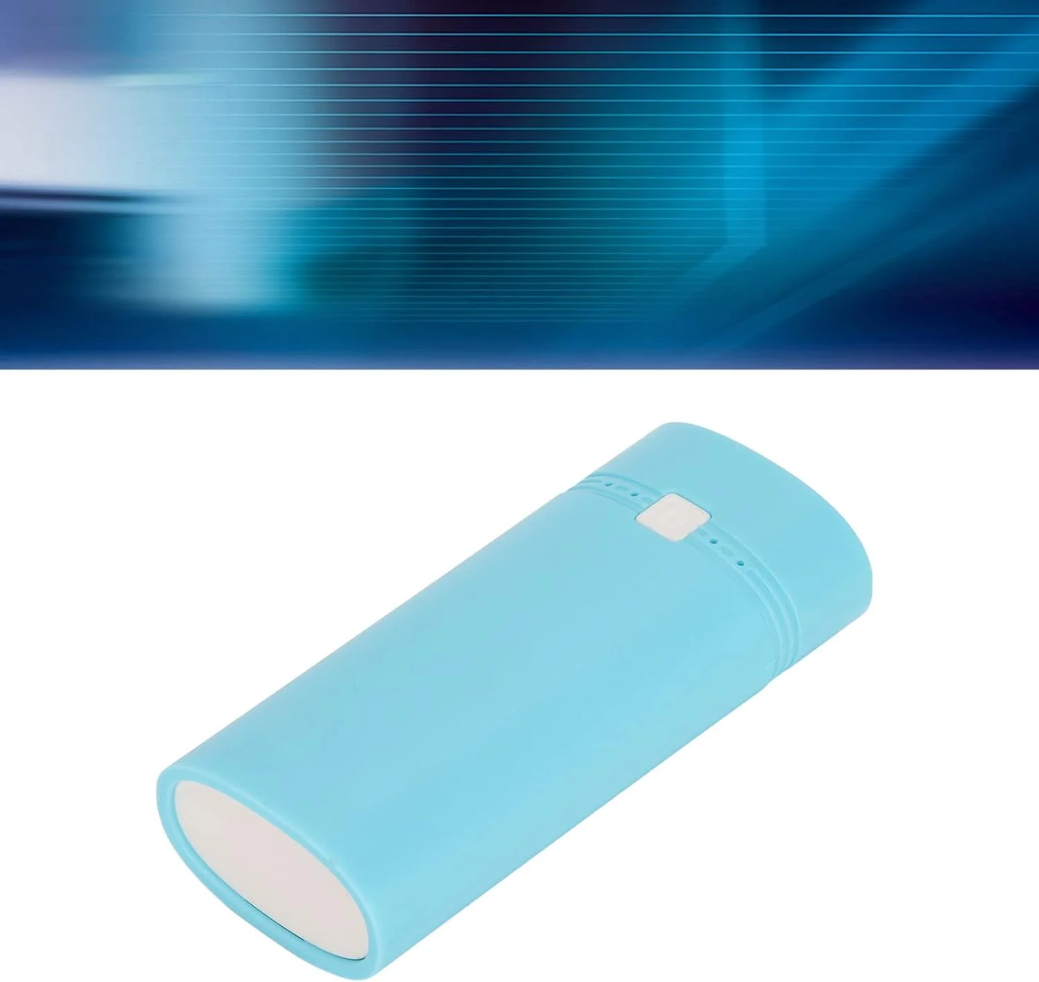 جعبه پاور بانک USB جهانی DIY کنانلان با محفظه شارژر باتری 2x18650 برای تلفن هوشمند (آبی)