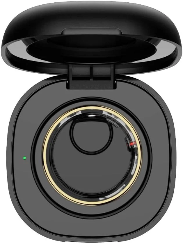 حلقه هوشمند TCH مدل IRing R20، ردیاب سلامتی و تناسب اندام، پایش خواب و ضربان قلب، ردیابی اکسیژن خون و استرس، ضد آب، طلایی، باتری 220 میلی آمپر، شارژ Type-C، صفحه لمسی (R20-Gold-07)