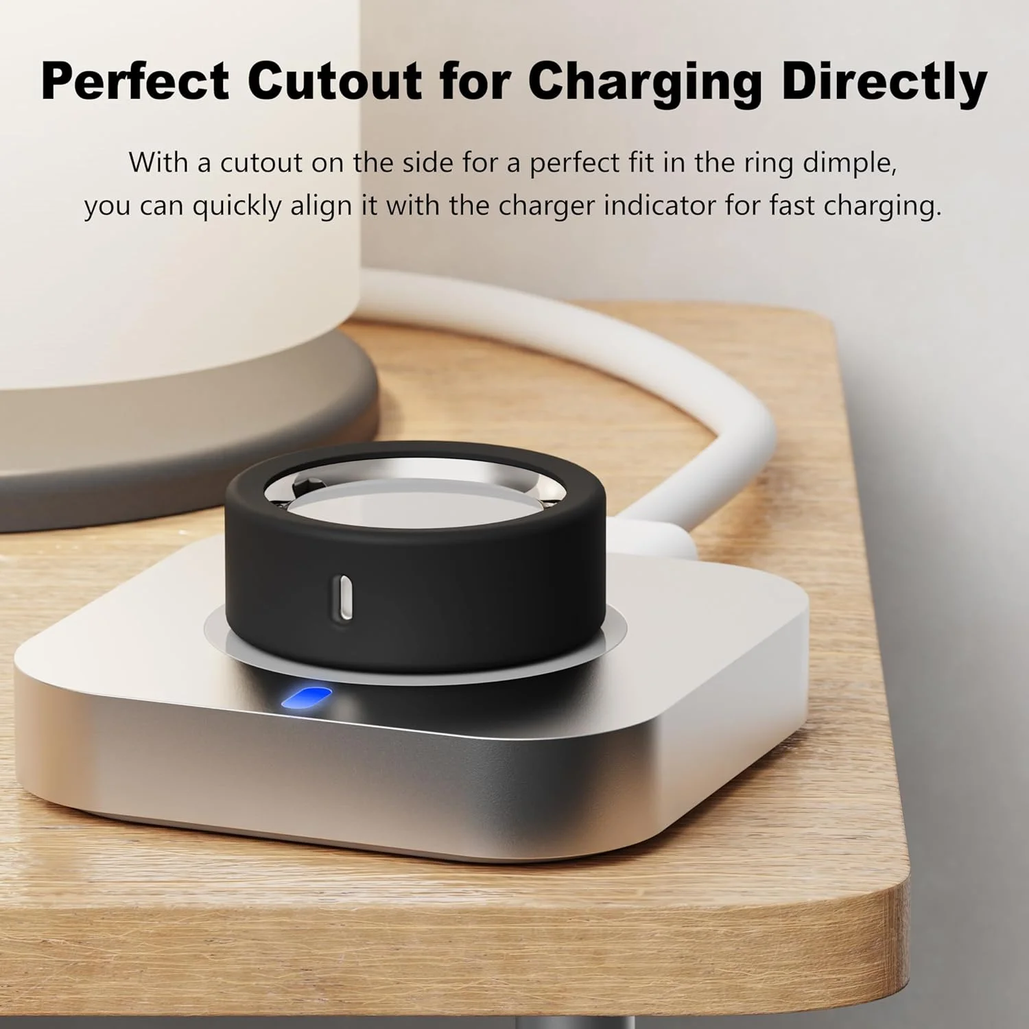 محافظ انگشتر سازگار با انگشتر Oura Ring 4 / Ring Gen 3، قاب انگشتی سیلیکونی ضد خش و الاستیک مناسب ورزش و باشگاه برای زنان و مردان - مشکی++شفاف+آبی خاکستری - سایز S برای 4/5/6/7