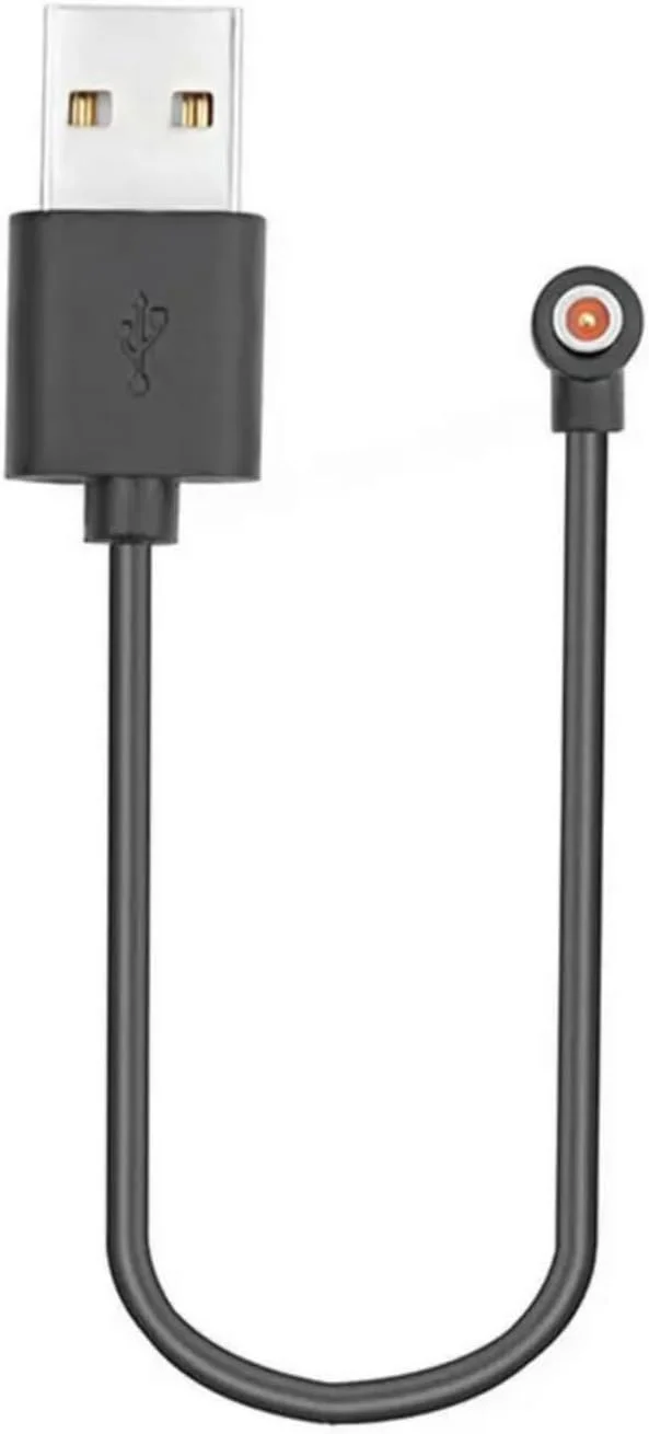 کابل شارژر مغناطیسی هوشمند SKEIDO، 2 پین 4 میلی‌متری، USB، پایه شارژ، سیم آداپتور برق برای حلقه‌های هوشمند NFC مدل R02 R03 R06 R2، خط شارژ مغناطیسی قوی 30 سانتی‌متری، 1 عدد