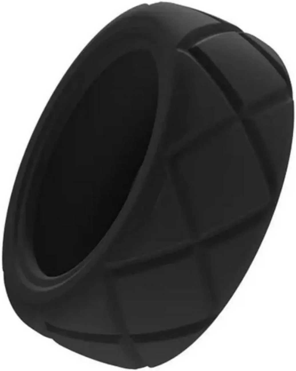 محافظ سیلیکونی انگشتر هوشمند Skeido، بسته 2 عددی، مقاوم در برابر خراش و عرق (سایز M، مشکی)