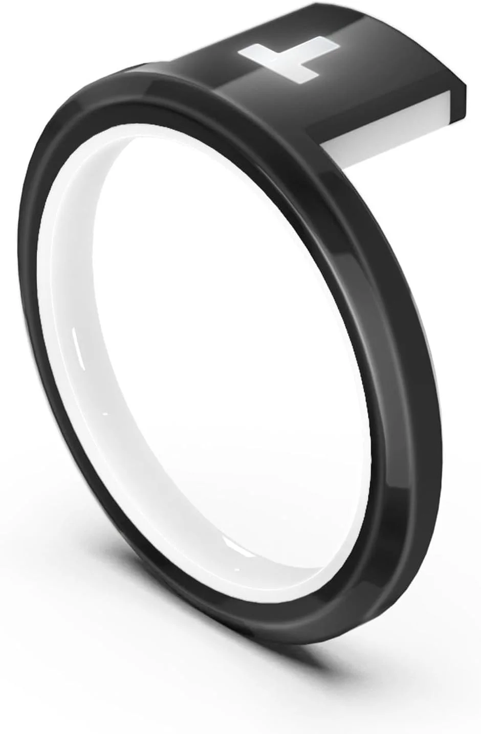 انگشتر هوشمند T1 نسخه تسلا، جایگزین کلید کارت خودرو برای مدل 3 Y S X سایبرتراک رودستر و بسیاری از عملکردهای NFC برای آیفون و اندروید از لوازم جانبی فناوری پوشیدنی (سایز S)