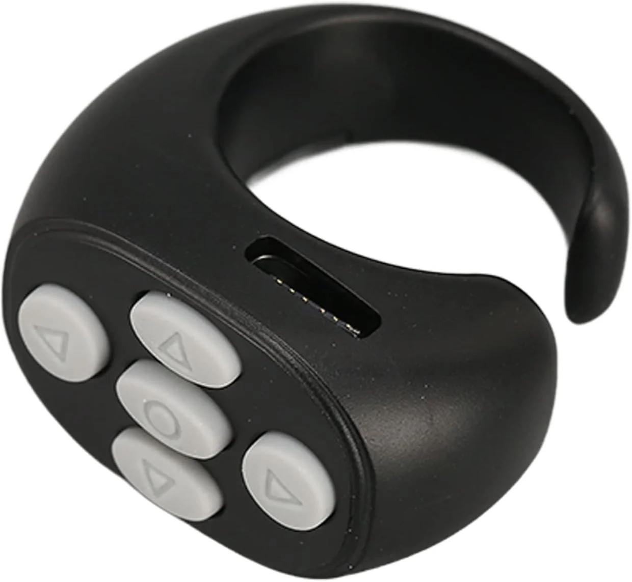 ریموت کنترل انگشتی هوشمند ورق زن کتاب، حساسیت بالا، سبک وزن، بلوتوث 5.3، مناسب برای کتاب الکترونیکی (مشکی)