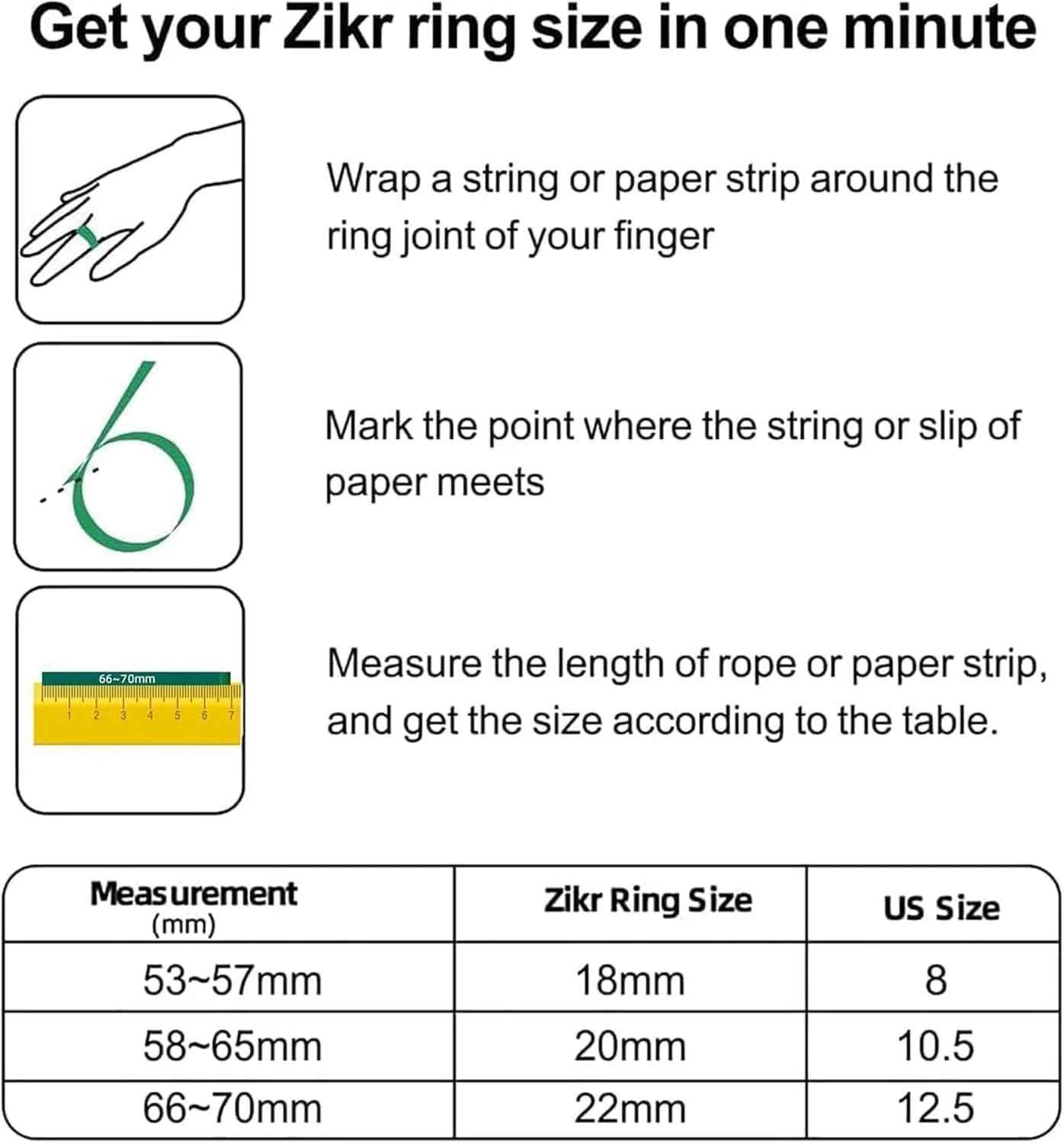 حلقه ذکر شمار هوشمند KEWAYO، حلقه شمارنده، صفحه نمایش دیجیتال 0.49 اینچی، شمارنده تسبیح، قابل شارژ با USB