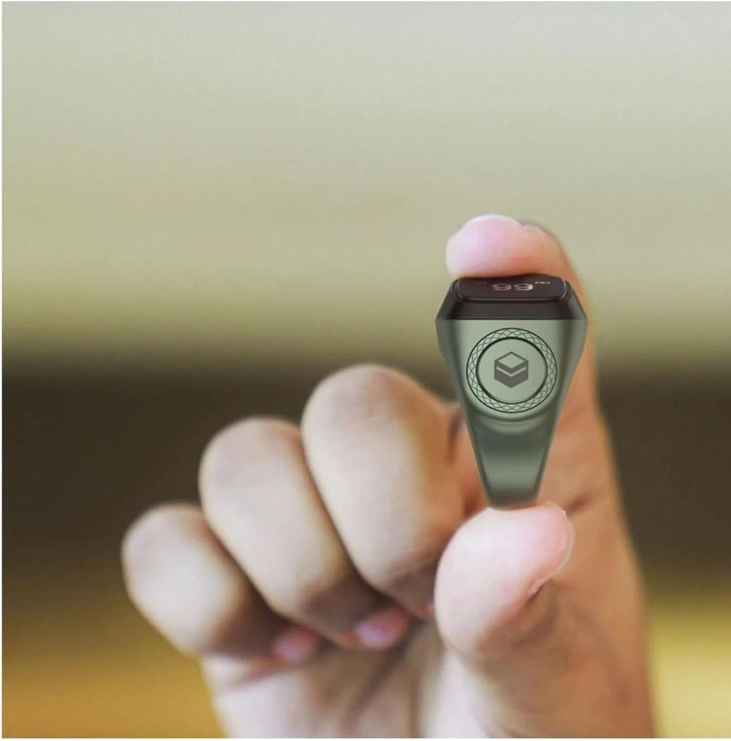 انگشتر تسبیح هوشمند آلیاژ فلزی جدید برای مسلمانان، شمارنده ذکر دیجیتال تسبیح، یادآور 5 وقت نماز، انگشتر شمارنده تالی هوشمند ضد آب بلوتوث