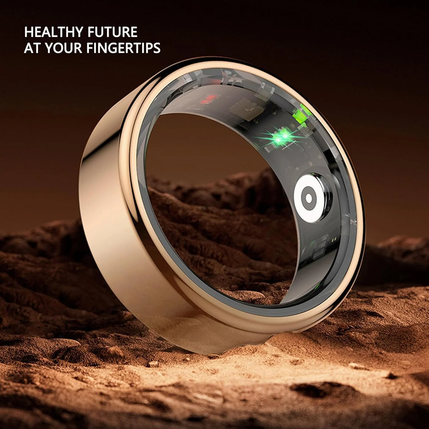 حلقه هوشمند، حلقه تناسب اندام چند منظوره، حلقه هوشمند تناسب اندام، حلقه خواب برای مردان و زنان (10 قطر داخلی 19.8 میلی متر / 0.77 اینچ)