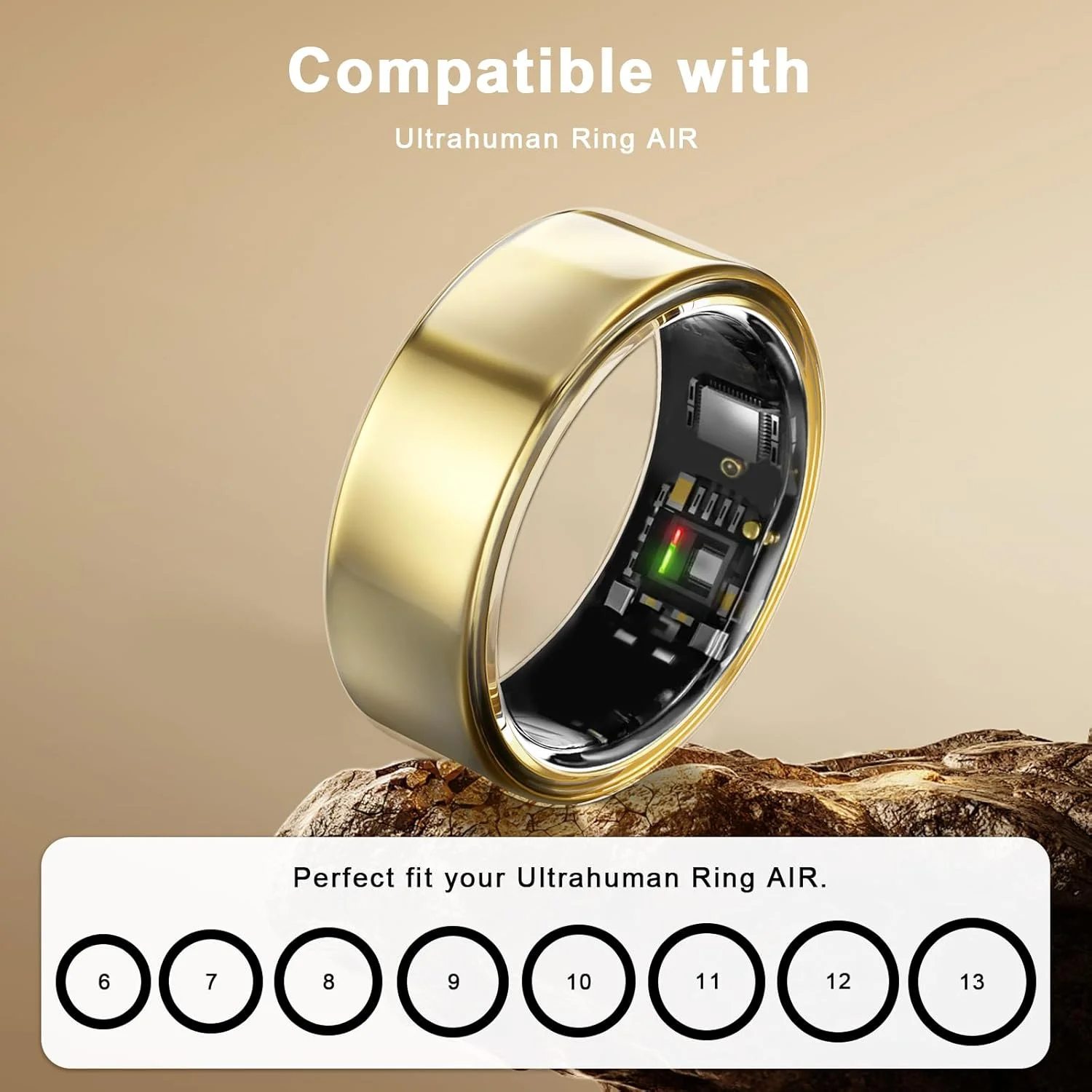 بسته 3 عددی کاور محافظ سازگار با حلقه Ultrahuman، پشتیبانی از شارژ با کاور، محافظ TPU ضد خش برای خانم ها و آقایان