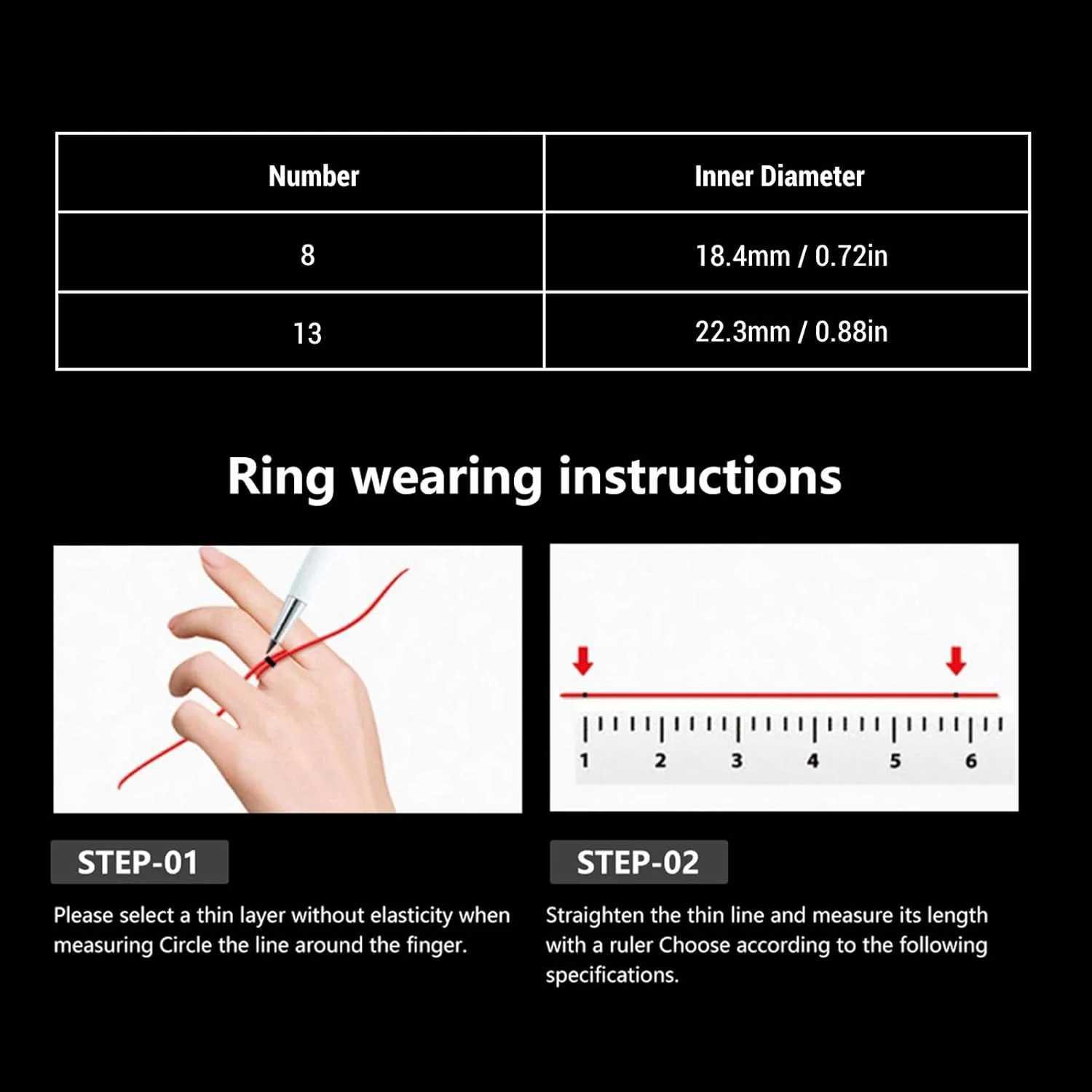 حلقه هوشمند Annadue برای زنان و مردان، حلقه ردیاب سلامت و تناسب اندام IP68 با حالت های ورزشی متنوع، جنس استیل ضد زنگ، کنترل حرکات هوشمند، پشتیبانی از اتصال APP (شماره 8)