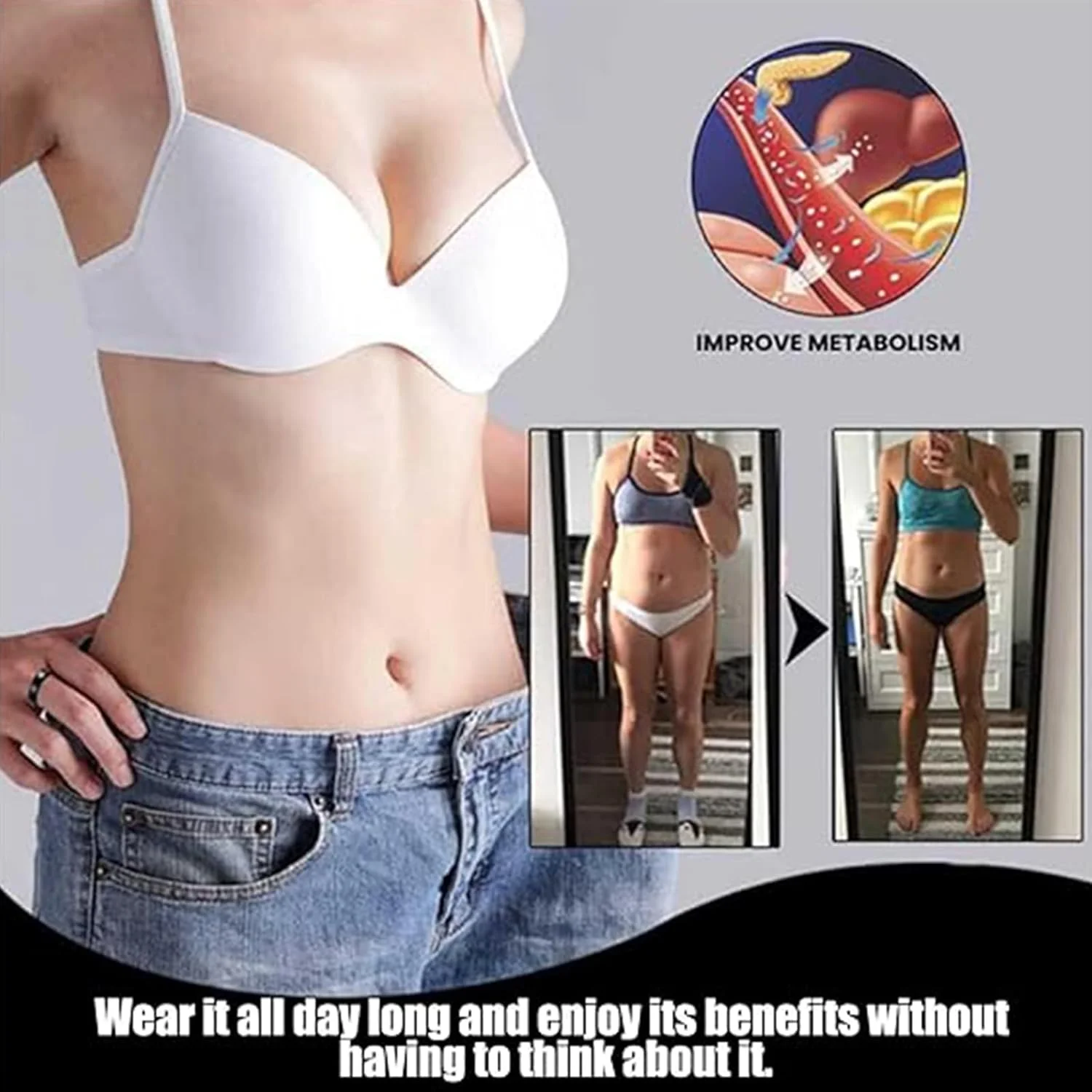 حلقه آرامش - حلقه هوشمند مغناطیسی اصلی و قابل تنظیم برای کاهش اضطراب، تعادل خواب، راه حل طبیعی، بسیار ظریف، بسیار قدرتمند، هدیه روز مادر (طلایی)