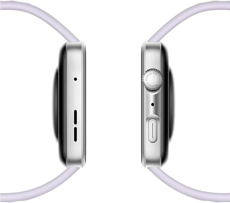 ساعت هوشمند HUAWEI Watch FIT 4، صفحه نمایش 1.82 اینچی، بیش از 100 حالت ورزشی، ردیاب تناسب اندام و سلامتی، دستیار تندرستی عاطفی، عمر باتری تا 10 روز، سازگار با iOS و Android، بنفش