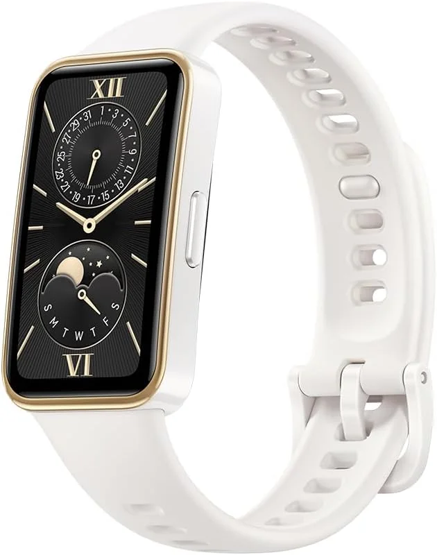 HUAWEI Band 9, Comfortable All-Day Wearing, Sleep Tracking, Fast Charging, Durable Battery, Intelligent Brightness Adjustments, 100 different workout modes, Compatible with iOS&Android, White