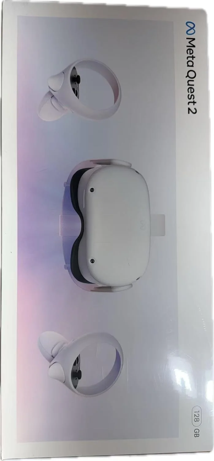 هدست واقعیت مجازی آکیولس کوئست 2 با حافظه 128 گیگابایت و کیف پیشرفته، سفید