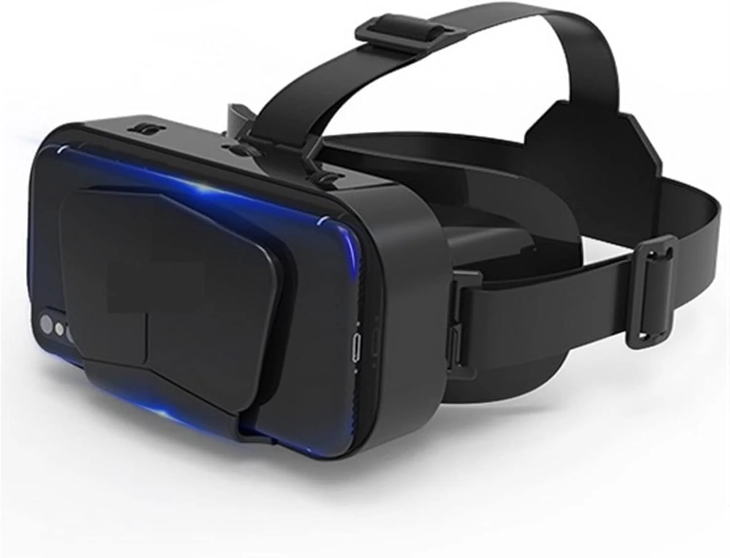 عینک واقعیت افزوده، عینک واقعیت مجازی سه بعدی نصب شده روی سر، کلاه بازی فیلم تلفن همراه، عینک دیجیتال هوشمند جعبه واقعیت مجازی